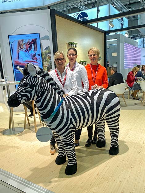 Das Praxisteam bei der DGHO in Berlin